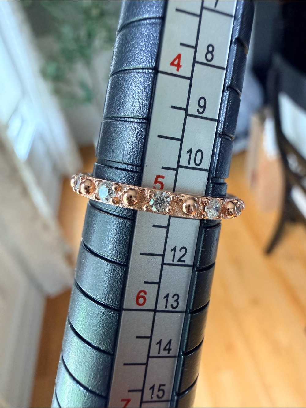 FREIDA ROTHMAN Stackable Rings - Size 5 (sterling silver with rose gold plating) - Picture 3 of 4